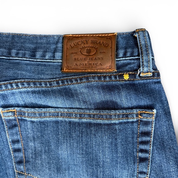 Lucky Brand Mens 361 Vintage Straight Leg Jeans Medium Wash 38x32 - Picture 5 of 8